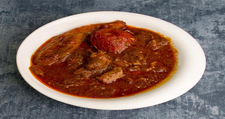 چلو خورشت گوشت و بادمجان