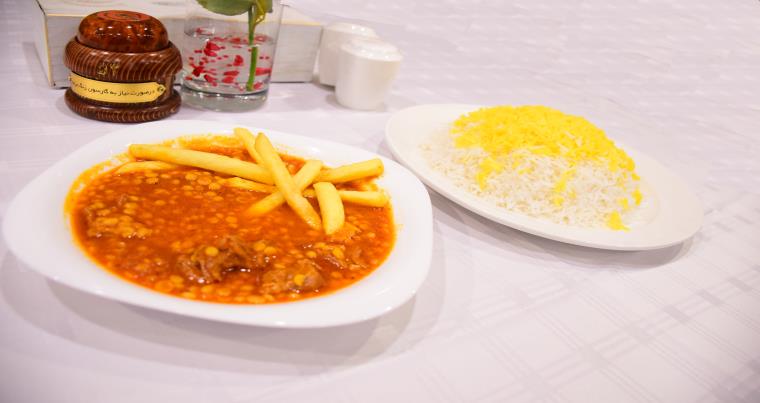 چلو خورش قیمه